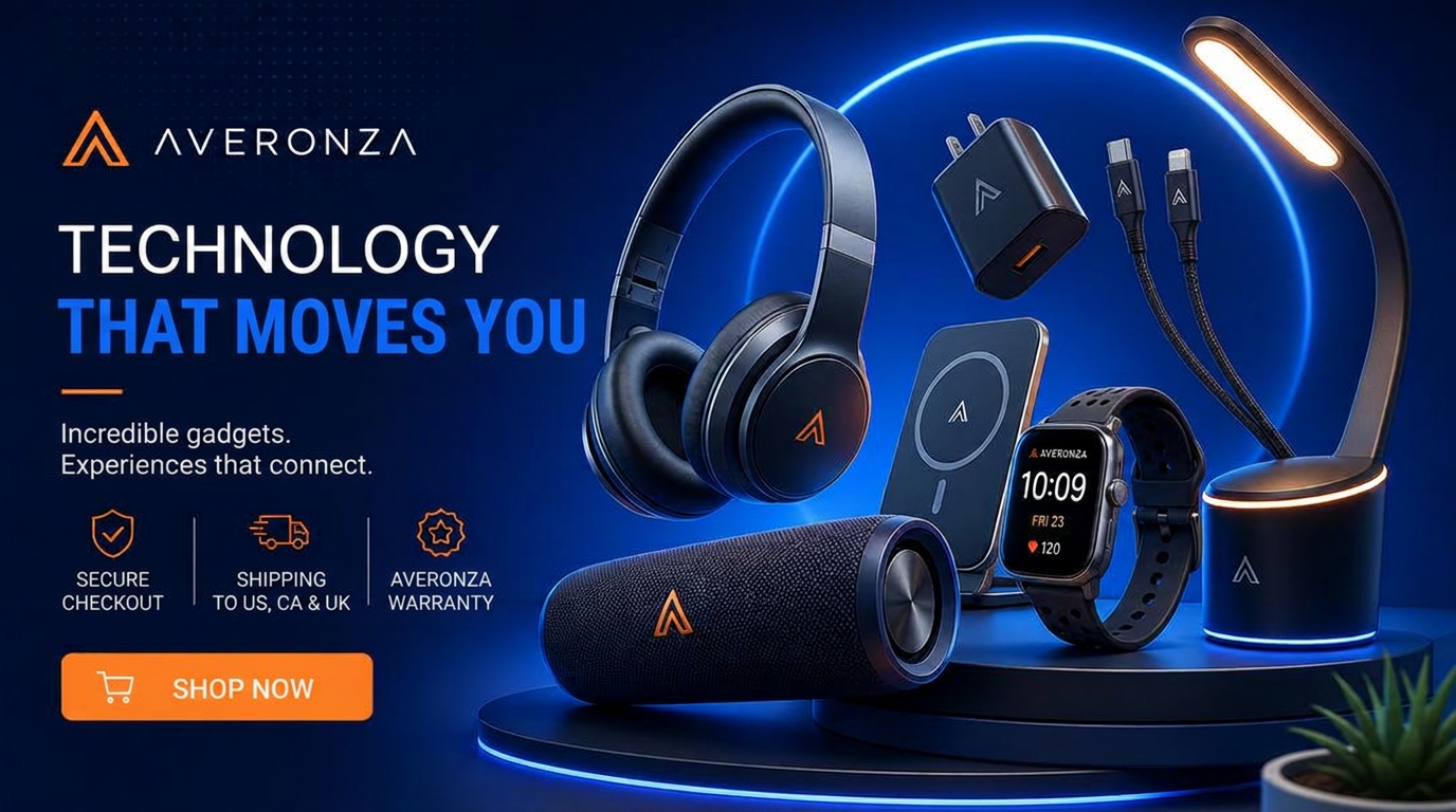 Technology that moves you — gadgets at Averonza